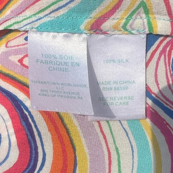 Lilly Pulitzer Rohan Tank Top in Shorely Blue Size S - Picture 7 of 7